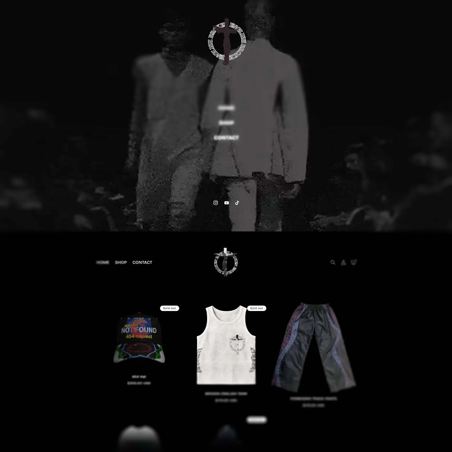 Website mockup